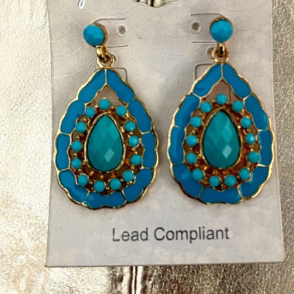 Vintage turquoise earrings